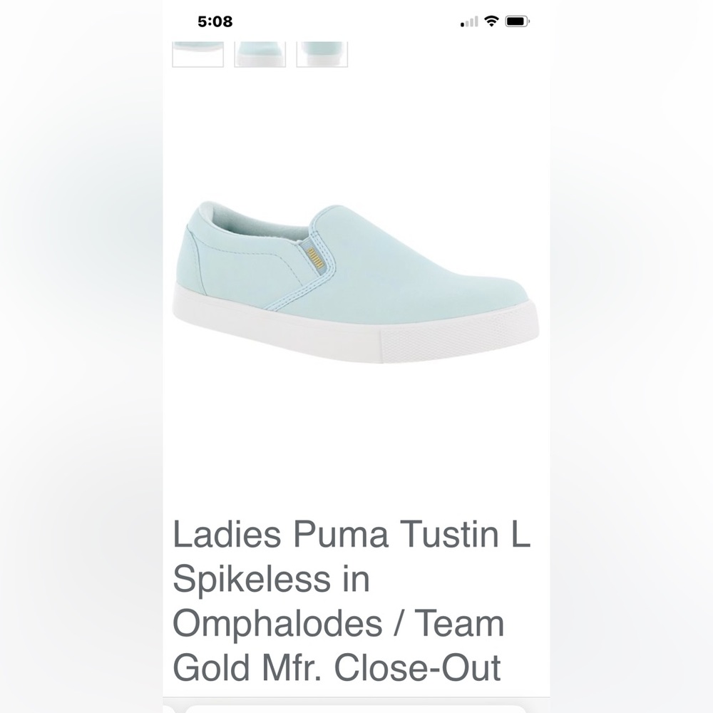 Ladies new puma golf shoes size 8.5